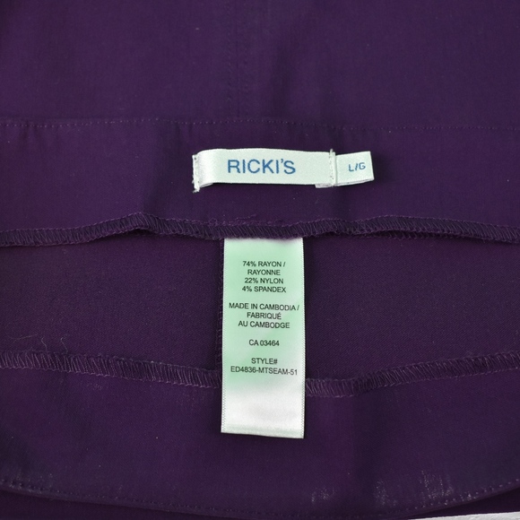 Ricki's Purple Skirt size Large - Picture 2 of 2